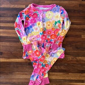 Little Sleepies Rainbow Blooms Two-Piece Pajama Set